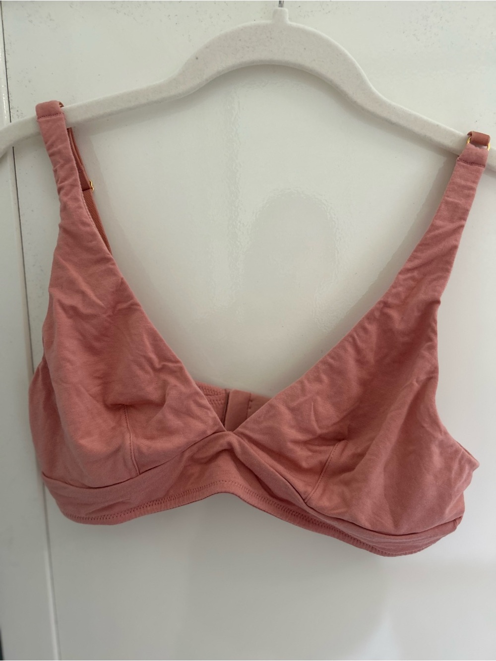 Lively Soft Cotton Blend Wireless Bra - Dusty Rose
